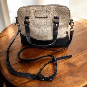 Kate Spade Black and Cream Crossbody shoulder Bag